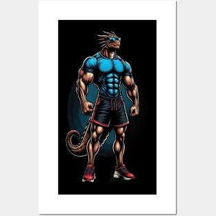 I'm Going To The Gym bodybuillding Gift, Motivation, Workout Gift,Dragon,Tato Gym Gift Posters and Art